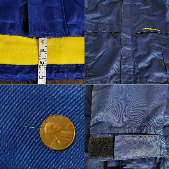 VTG Tommy Hilfiger Jacket Big Flag Deck Embroidered Racing XXL Sailing Grail - Picture 16 of 16